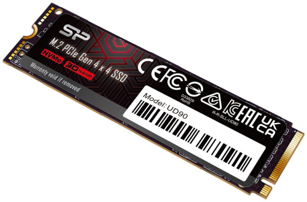 Накопитель SSD Silicon Power PCI-E 4.0 x4 1Tb SP01KGBP44UD9005 M-Series UD90 M.2 2280