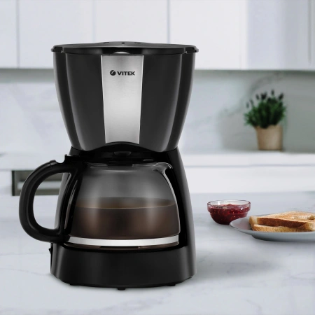 Кофеварка капельная Vitek VT-1503 900Вт черный