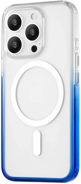 Чехол (клип-кейс) uBear для Apple iPhone 16 Pro Fusion with MagSafe синий (CS444EB63PFS-I24M)