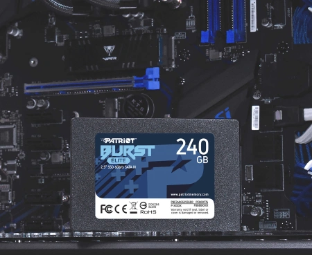 Накопитель SSD Patriot SATA III 240Gb PBE240GS25SSDR Burst Elite 2.5"