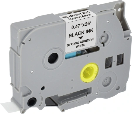 Картридж ленточный Cactus CS-TZES231 TZe-S231 черный для Brother 1010/1280/1280VP/2700VP