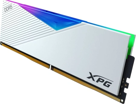 Память DDR5 2x16GB 6400MHz A-Data AX5U6400C3216G-DCLARWH XPG Lancer RGB RTL PC5-51200 CL32 DIMM 288-pin 1.4В kit dual rank с радиатором Ret