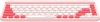 Клавиатура A4Tech Fstyler FBK30 розовый USB беспроводная BT/Radio slim Multimedia (FBK30 RASPBERRY)