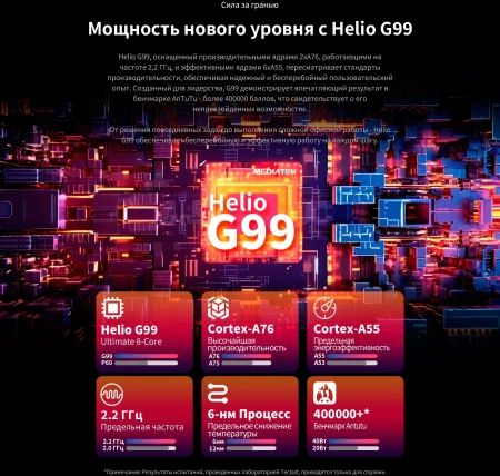 Планшет Teclast T65Max G99 (2.0) 8C RAM8Gb ROM256Gb 12.95" IPS 1920x1200 4G 2Sim Android 14 серебристый 13Mpix 8Mpix BT microSD 1Tb 10000mAh 32hr