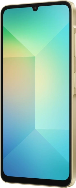 Смартфон Samsung SM-A065F Galaxy A06 64Gb 4Gb золотистый моноблок 3G 4G 2Sim 6.7" 720x1600 Android 14 50Mpix 802.11 a/b/g/n/ac GPS GSM900/1800 GSM1900 TouchSc microSD max1024Gb