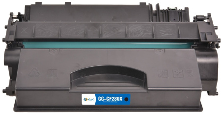 Картридж лазерный G&G GG-CF280X черный (6900стр.) для HP LJ P2035/P2055d/Pro 400 M401/MFP M425