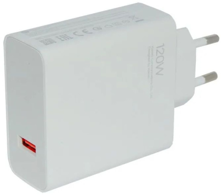 Сетевое зар./устр. Xiaomi 120W Charging Combo (Type-A) EU 6A (PD) USB универсальное белый (BHR6034EU)