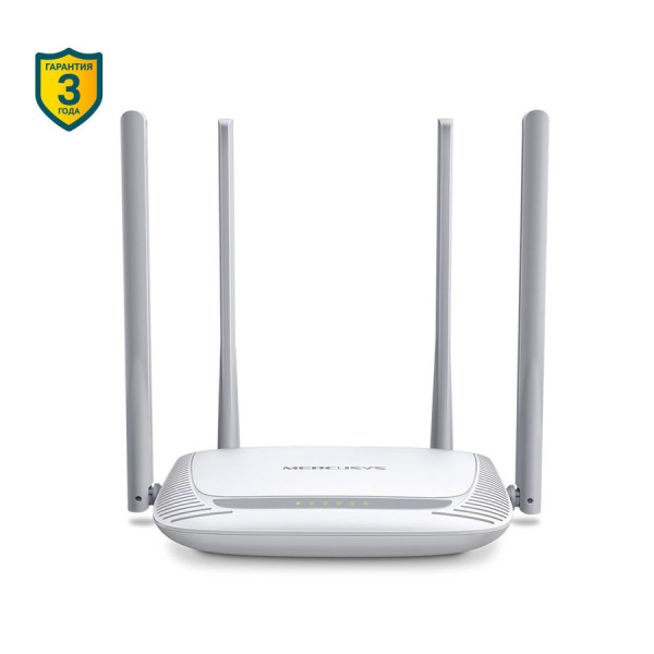 Роутер беспроводной Mercusys MW325R N300 10/100BASE-TX белый