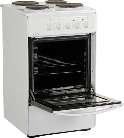 Плита Электрическая Flama AE 1402 W белый эмаль