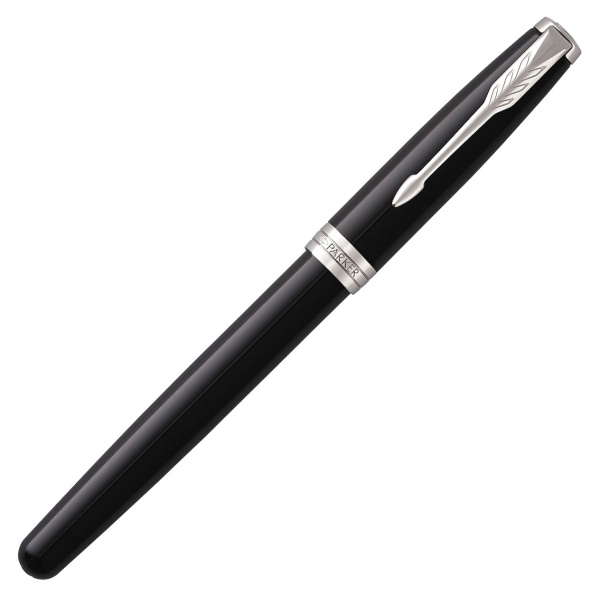 Набор ручек Parker Sonnet (CW2093259) LaqBlack CT M подар.кор. ручка роллер, ручка шариковая