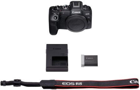 Фотоаппарат Canon EOS R8 черный 24.2Mpix 3" UHD 4K WiFi LP-E17