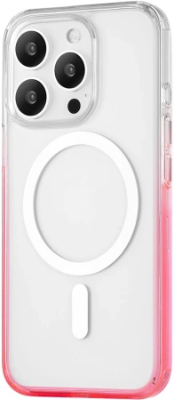 Чехол (клип-кейс) uBear для Apple iPhone 16 Pro Fusion with MagSafe розовый (CS445NP63PFS-I24M)
