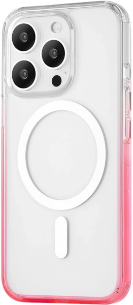 Чехол (клип-кейс) uBear для Apple iPhone 16 Pro Fusion with MagSafe розовый (CS445NP63PFS-I24M)