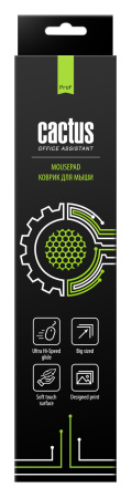 Коврик для мыши Cactus CS-MP-PRO02XL Plasma Большой 400x300x3мм