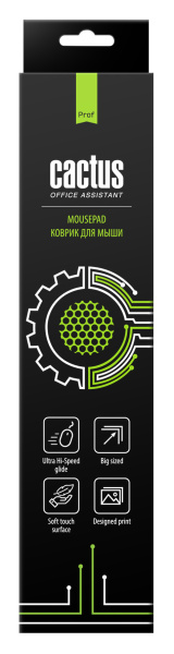 Коврик для мыши Cactus CS-MP-PRO02XL Plasma Большой 400x300x3мм