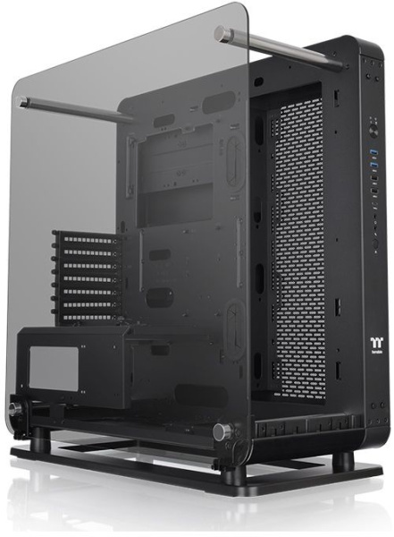 Корпус Thermaltake Core P6 TG черный без БП ATX 13x120mm 8x140mm 2xUSB2.0 2xUSB3.0 audio bott PSU