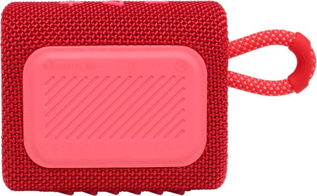 Колонка порт. JBL GO 3 красный 4.2W 1.0 BT (JBLGO3RED)