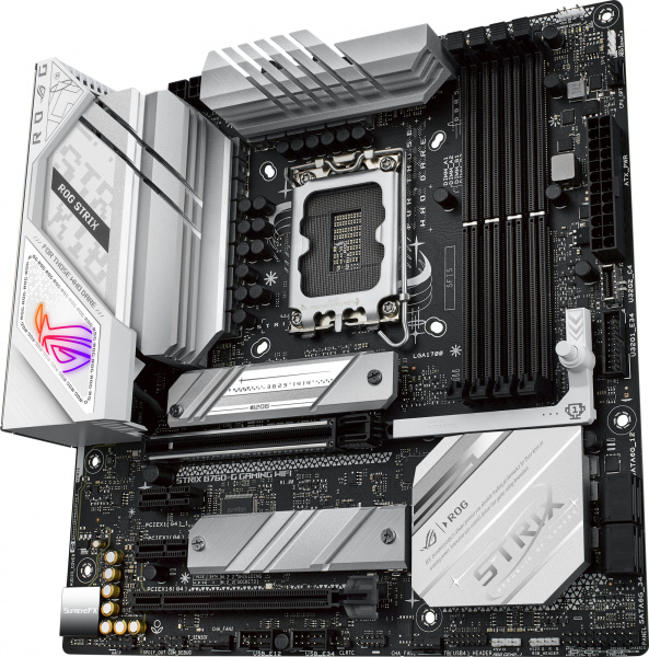 Материнская плата Asus ROG STRIX B760-G GAMING WIFI Soc-1700 Intel B760 4xDDR5 mATX AC`97 8ch(7.1) 2
