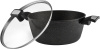 Кастрюля Polaris Monolit 24C 4л. d=24см (с крышкой) черный (015249)