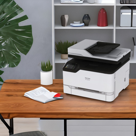 МФУ лазерный Ricoh M C240FW (408430) A4 WiFi белый/черный