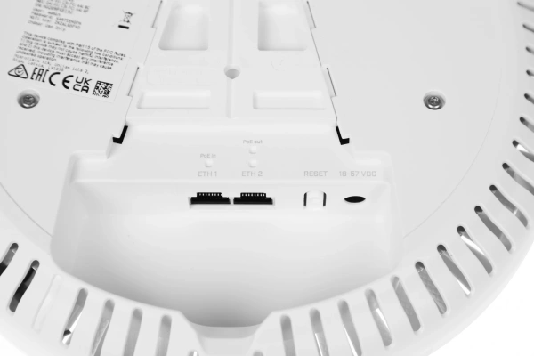 Точка доступа MikroTik cAP ax (CAPGI-5HAXD2HAXD) AX1800 10/100/1000BASE-TX белый