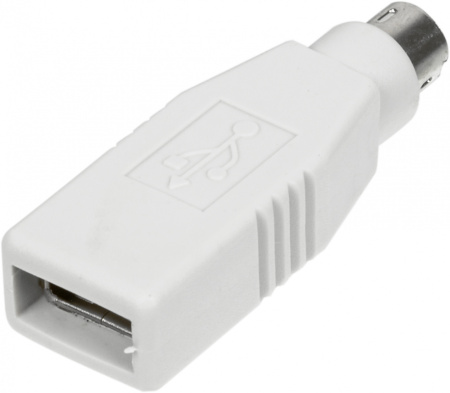 Переходник Ningbo MD6M USB013A PS/2 (m) USB A(f) серый