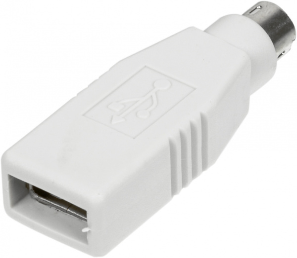Переходник Ningbo MD6M USB013A PS/2 (m) USB A(f) серый