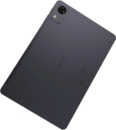 Планшет Digma Pro Zoom T606 (1.6) 8C RAM8Gb ROM128Gb 10.1" IPS 1920x1200 4G 2Sim Android 14 темно-серый 13Mpix 5Mpix BT WiFi microSD 1Tb 7000mAh 24hr 94hrs