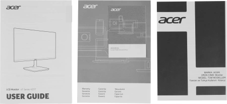 Монитор Acer 27" Vero V277Ebipv черный IPS LED 4ms 16:9 HDMI 250cd 178гр/178гр 1920x1080 100Hz VGA DP FHD 5.6кг