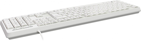 Клавиатура Defender Atom HB-546 белый USB Multimedia for gamer (подставка для запястий) (45547)