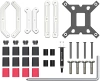 Устройство охлаждения(кулер) ID-Cooling IS-67-XT Wh Soc-AM5/AM4/1151/1200/1700 4-pin 16-35dB Al+Cu 1