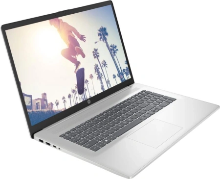 Ноутбук HP 9W1X8EA Ryzen 5 7520U/8Gb/SSD512Gb/17.3"/IPS/FHD/DOS/silver