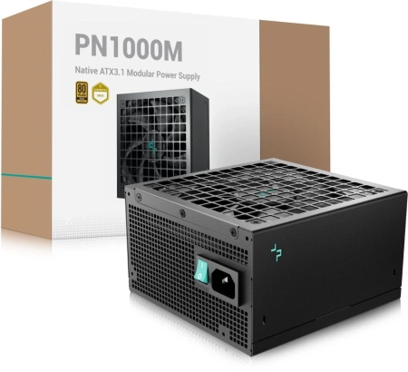 Блок питания Deepcool ATX 1000W PN1000M Gen.5 80+ gold (20+4pin) APFC 120mm fan 8xSATA RTL