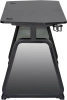 Стол игровой Cactus CS-GMD-BK-RGB столешница МДФ черный каркас черный 136x60x75см
