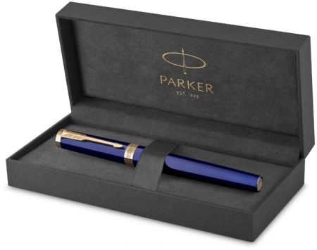 Ручка перьев. Parker Ingenuity Core F570 (2182009) Blue GT F ст.нерж. подар.кор.