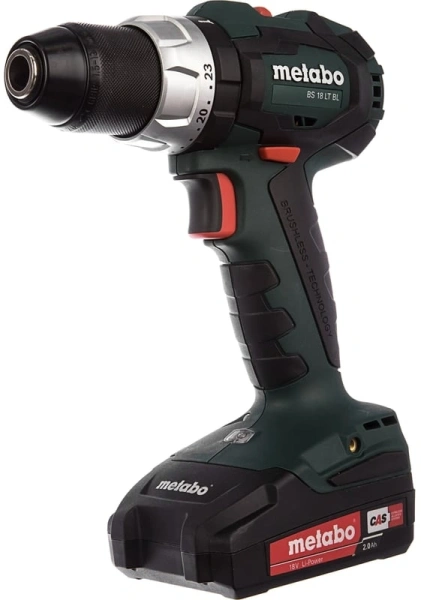 Дрель-шуруповерт Metabo BS 18 LT BL аккум. патрон:быстрозажимной (кейс в комплекте) (602325500)