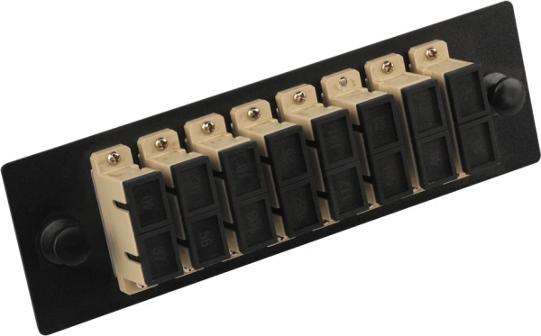Панель Lanmaster LAN-APM-8X2LC/OS2 1/4 19" 8xLC дупл. 9/125 OS2 (упак.:1шт)
