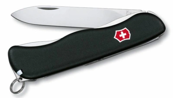 Нож перочинный Victorinox Sentinel (0.8413.3) 111мм 4функц. черный карт.коробка