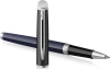Ручка роллер Waterman Hemisphere Colour Blocking (2202849) корп.черн/синий F чернила черн. подар.кор