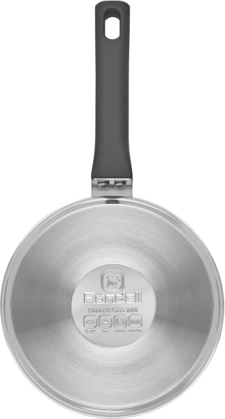 Ковш Rondell Quadro RDS-1595 1.3л. d=16см (с крышкой) стальной