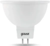 Лампа светодиодная Gauss 101505209 9Вт цок.:GU5.3 рефлек. 220B св.свеч.бел.нейт. MR16 (упак.:10шт)