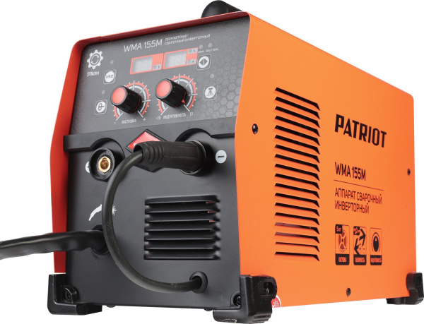 Сварочный полуавтомат Patriot WMA 155 M инвертор MIG-MAG/ММА 6.2кВт