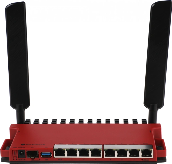 Роутер беспроводной MikroTik L009UiGS-2HaxD-IN AX600 10/100/1000BASE-TX красный