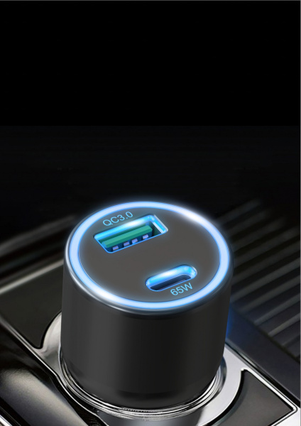 Автомобильное зар./устр. Wiiix UCC-7-2-10 18W 3.25A+3A (PD+QC) USB/USB Type-C универсальное черный