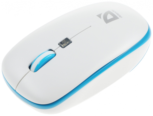 Клавиатура + мышь Defender Skyline 895 клав:белый мышь:белый USB беспроводная slim Multimedia (45895)