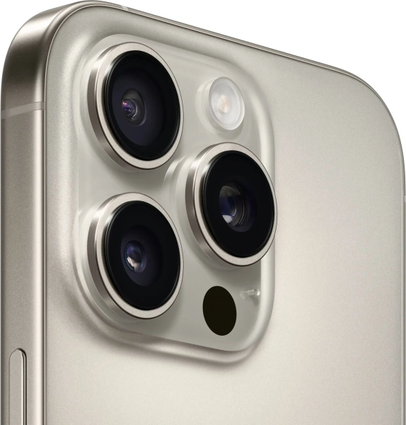 Смартфон Apple iPhone 16 Pro 256Gb титан моноблок 3G 4G 1Sim 6.3" 1206x2622 iOS 18 48Mpix 802.11 a/b/g/n/ac/ax/be NFC GPS Protect