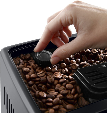 Кофемашина Delonghi Dinamica Plus ECAM380.85.SB 1450Вт серебристый/черный