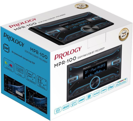 Автомагнитола Prology MPR-100 2DIN 4x55Вт ПО:Navitel
