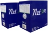 Кабель сетевой информационный NetOn 01-0302 кат.5E UTP 4 пары 24AWG PVC внутренний 305м серый
