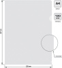 Папка-уголок Buro -E120BU/CLEAR тисненый A4 пластик 0.12мм прозрачный